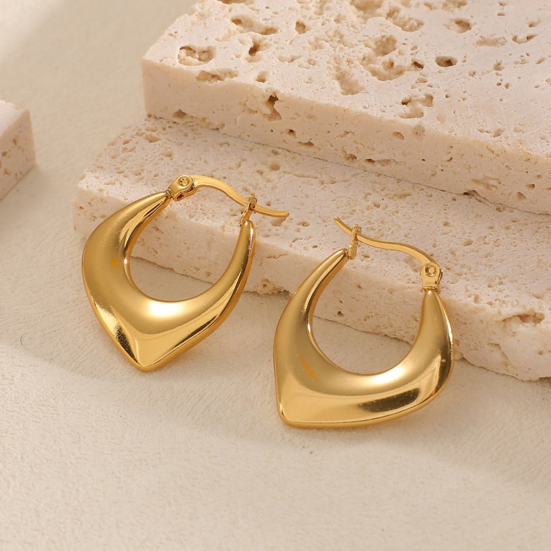 Women's Hanging Earrings with Integrated, Textured Design Calm Wears-https://detail.1688.com/offer/963215271049.html-Calm Wears-Style 10-Calm Wears