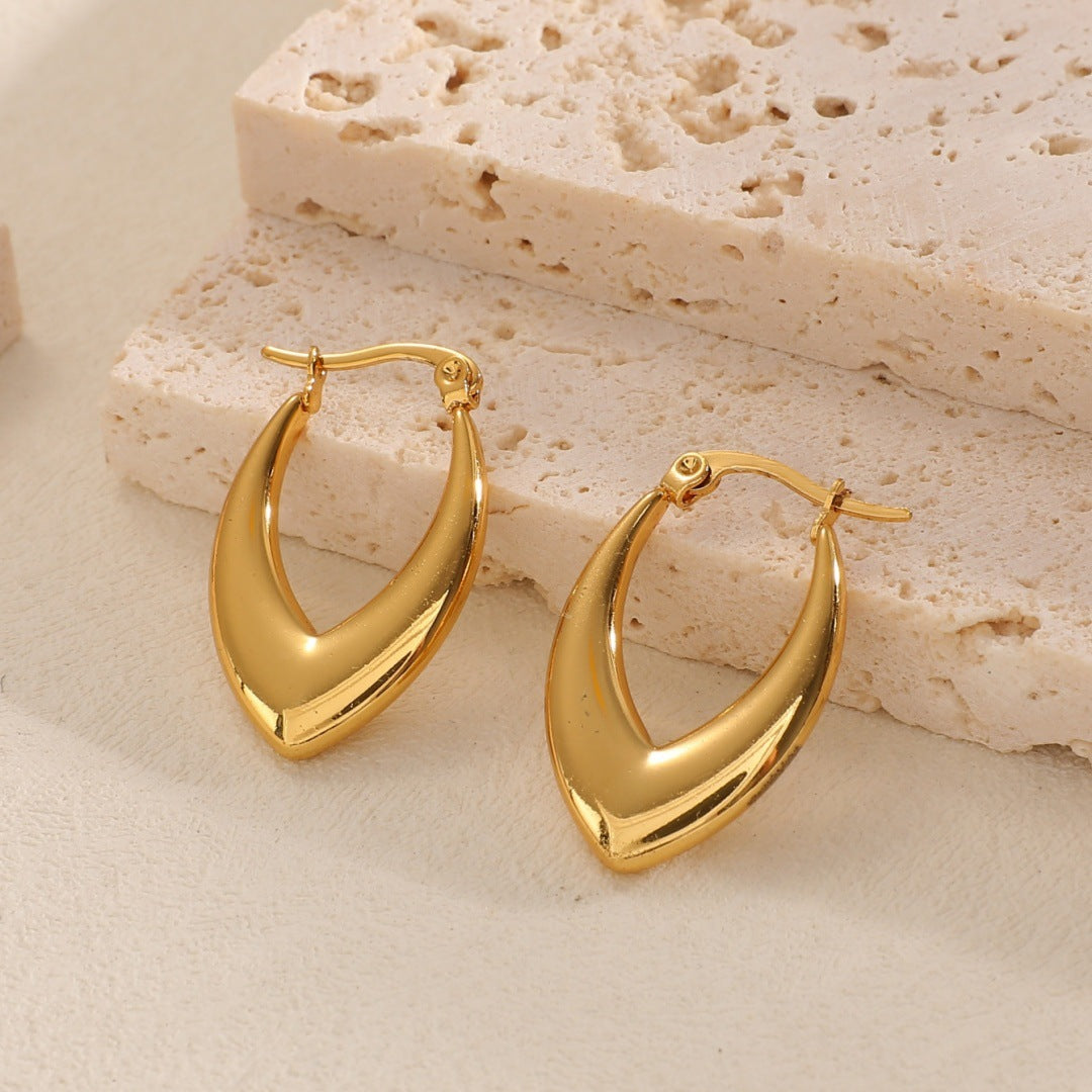 Women's Hanging Earrings with Integrated, Textured Design Calm Wears-https://detail.1688.com/offer/963215271049.html-Calm Wears-Style 10-Calm Wears