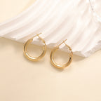 Women's hoop earrings made of high-quality stainless steel with elegant design Calm Wears-https://detail.1688.com/offer/991233995488.html-Calm Wears-3.5cm-Calm Wears