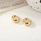 Women's Hoop Earrings with Elegant Curved Design Calm Wears-https://detail.1688.com/offer/792270531759.html-Calm Wears-Gold-Calm Wears