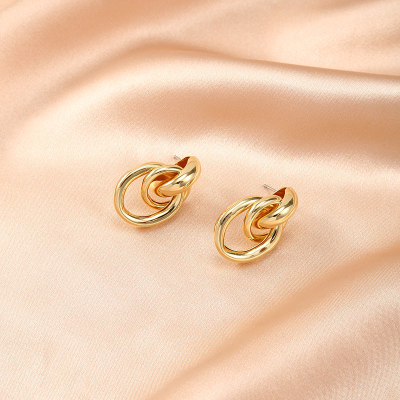 Women's hoops in a modern, layered design Calm Wears-https://detail.1688.com/offer/727727022898.html-Calm Wears-Unknown-Calm Wears