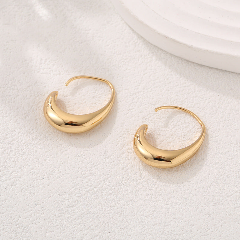 Women's hoops in modern crescent design Calm Wears-https://detail.1688.com/offer/755543540250.html-Calm Wears-Calm Wears