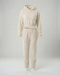 Women’s Lounge Suit with Cropped Jacket-https://detail.1688.com/offer/856208900525.html-Calm Wears-Apricot-S-Calm Wears