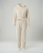 Women’s Lounge Suit with Cropped Jacket-https://detail.1688.com/offer/856208900525.html-Calm Wears-Apricot-S-Calm Wears