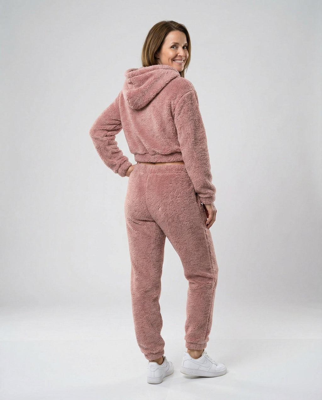 Women’s Lounge Suit with Cropped Jacket-https://detail.1688.com/offer/856208900525.html-Calm Wears-Apricot-S-Calm Wears