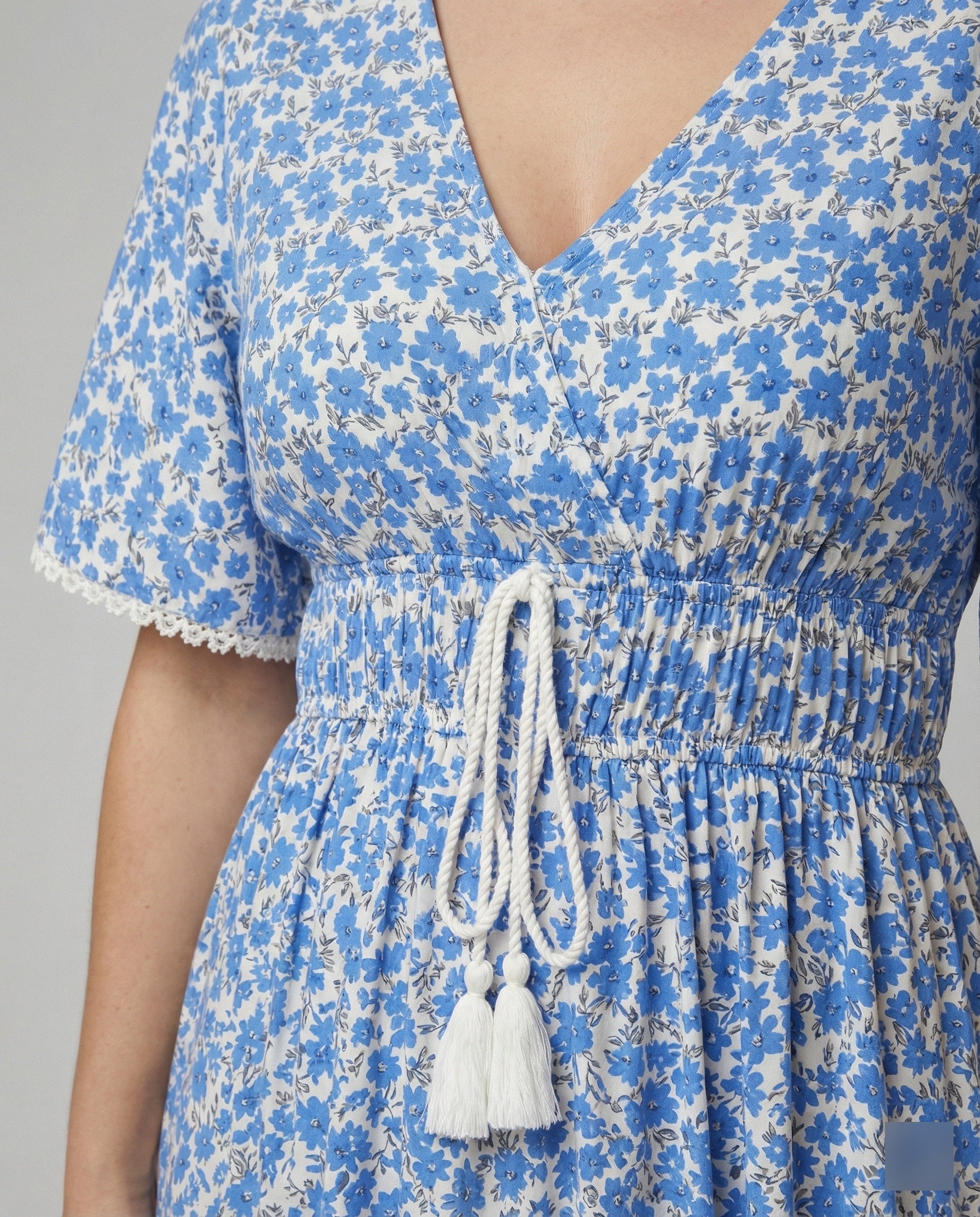 Women's Maxi Dress with Floral Accents-https://detail.1688.com/offer/944052321791.html-Calm Wears-Blue-S-Calm Wears