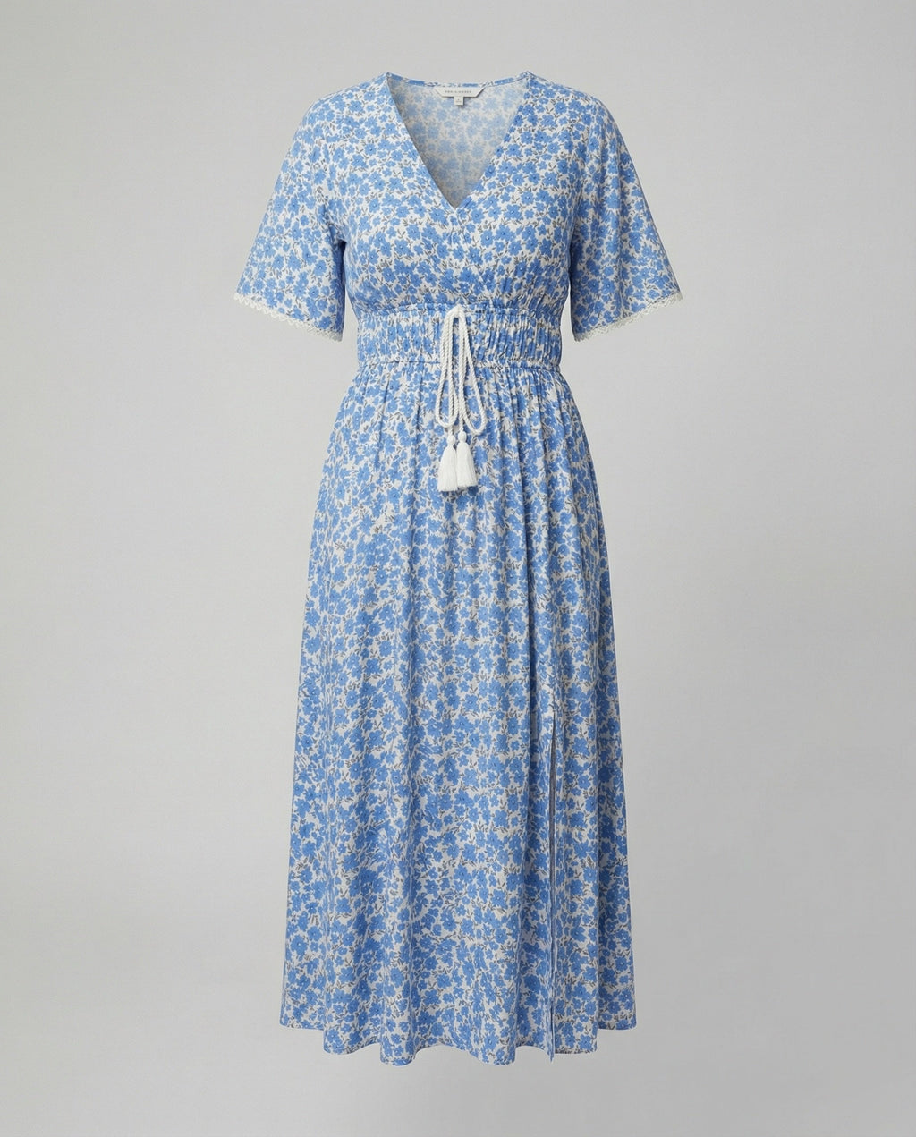 Women's Maxi Dress with Floral Accents-https://detail.1688.com/offer/944052321791.html-Calm Wears-Blue-S-Calm Wears