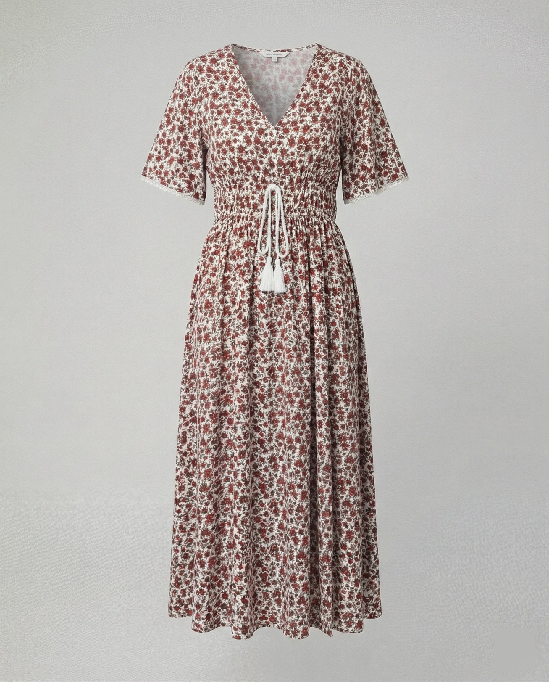 Women's Maxi Dress with Floral Accents-https://detail.1688.com/offer/944052321791.html-Calm Wears-Braun-S-Calm Wears