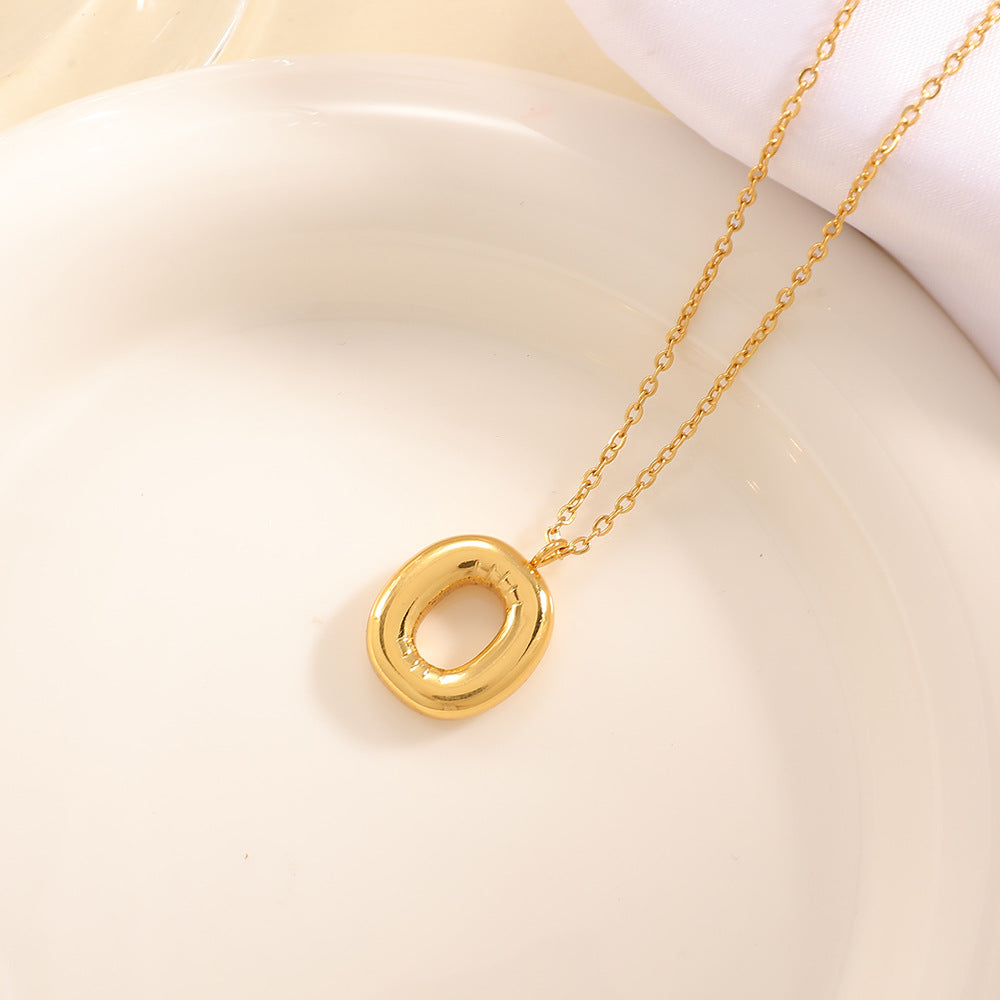 Women's necklace with curved letter pendant Calm Wears-https://detail.1688.com/offer/1029452698502.html-Calm Wears-Gray-Calm Wears