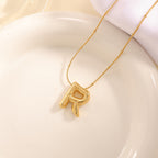 Women's necklace with curved letter pendant Calm Wears-https://detail.1688.com/offer/1029452698502.html-Calm Wears-Gray-Calm Wears