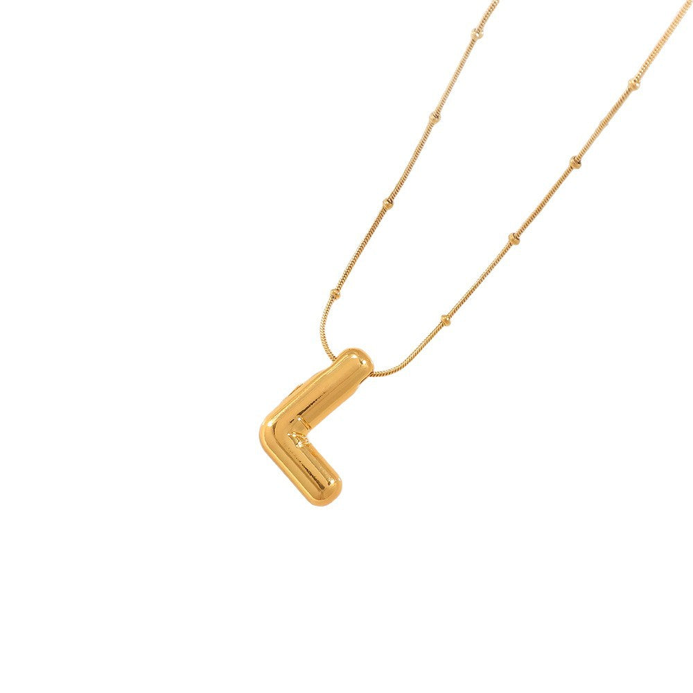 Women's necklace with curved letter pendant Calm Wears-https://detail.1688.com/offer/1029452698502.html-Calm Wears-Gray-Calm Wears