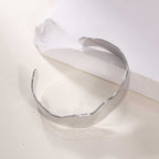 Women's Open Bangle in Modern Bamboo Design Calm Wears-https://detail.1688.com/offer/928602042163.html-Calm Wears-Gold yellow-Calm Wears