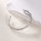 Women's Open Bangle in Modern Bamboo Design Calm Wears-https://detail.1688.com/offer/928602042163.html-Calm Wears-Gold yellow-Calm Wears
