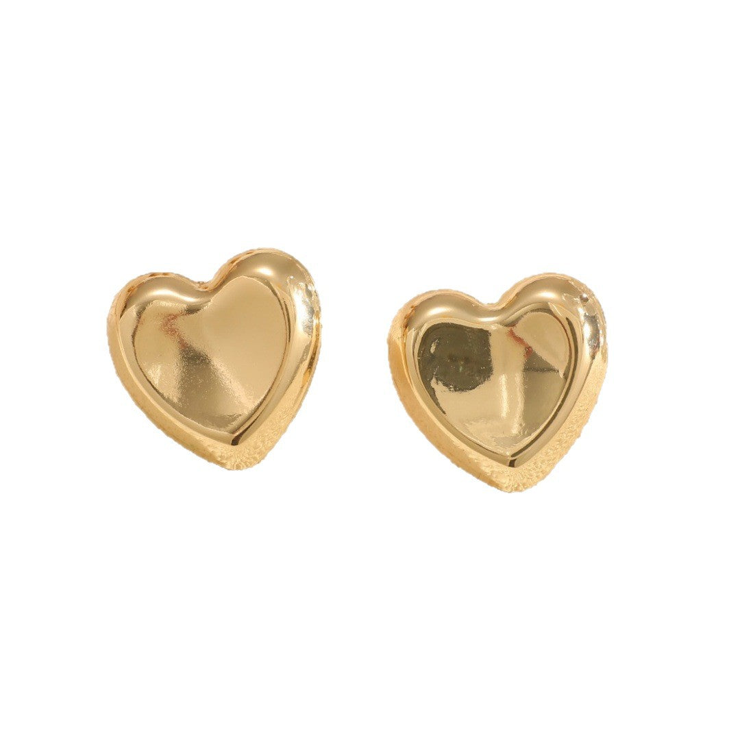 Women's Open Bangle with Elegant Heart Shape Calm Wears-https://detail.1688.com/offer/961857734180.html-Calm Wears-Bracelet-Calm Wears