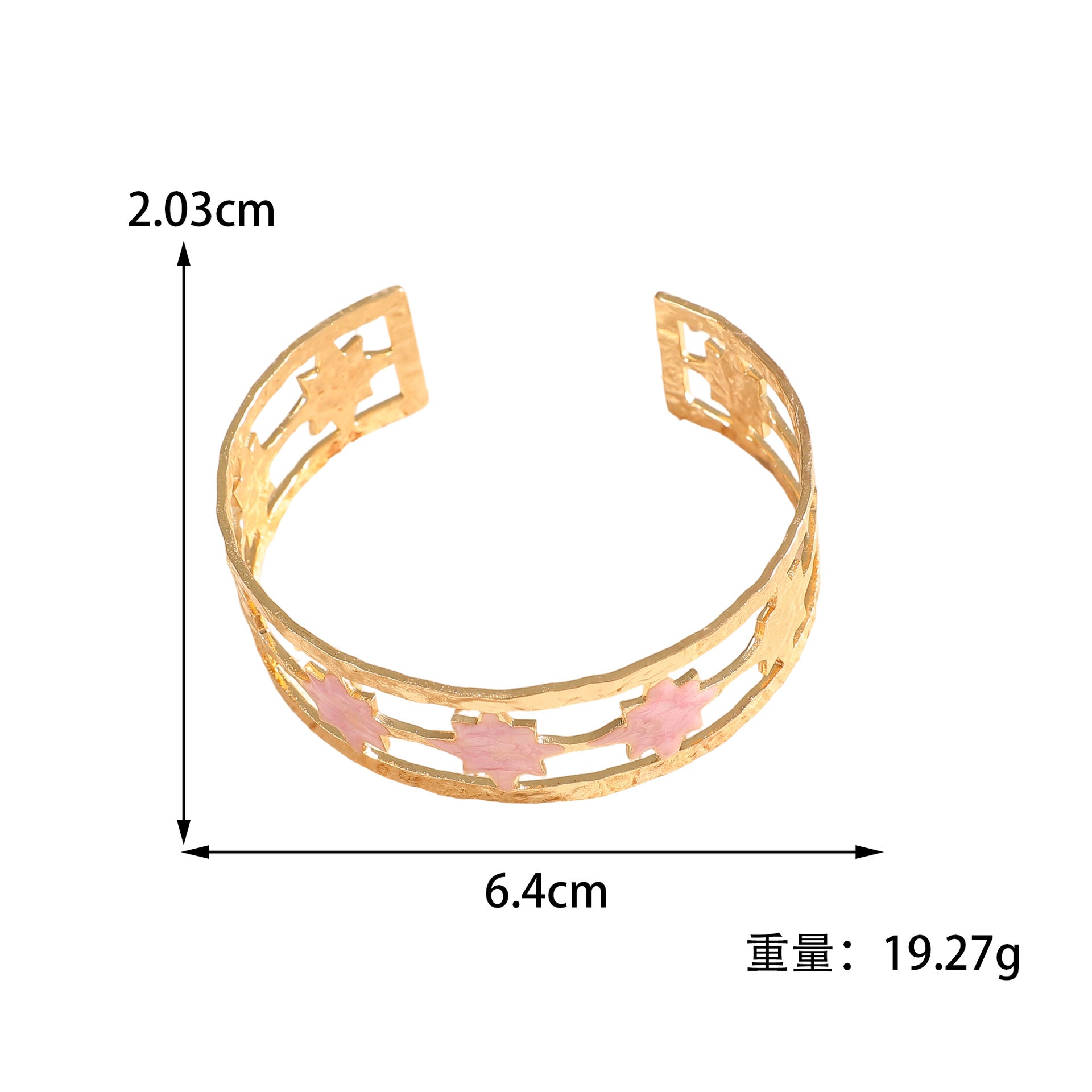 Women's Open Bangle with Elegant Leaf Design Calm Wears-https://detail.1688.com/offer/1050812520876.html-Calm Wears-Style 5-Calm Wears