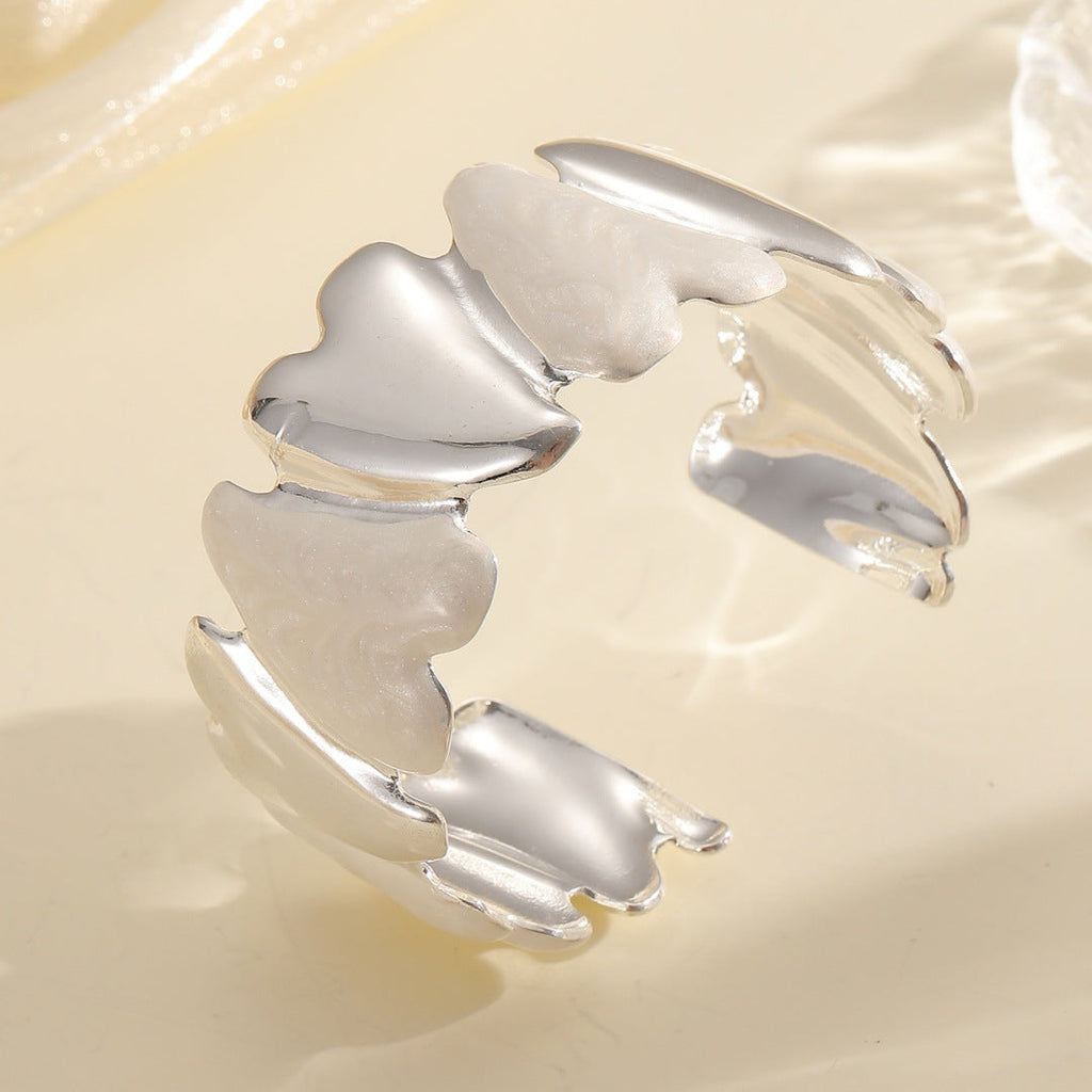 Women's Open Bangle with Modern Design Calm Wears-https://detail.1688.com/offer/962156419693.html-Calm Wears-Rosa-Calm Wears