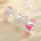 Women's Open Bangle with Modern Design Calm Wears-https://detail.1688.com/offer/962156419693.html-Calm Wears-Rosa-Calm Wears