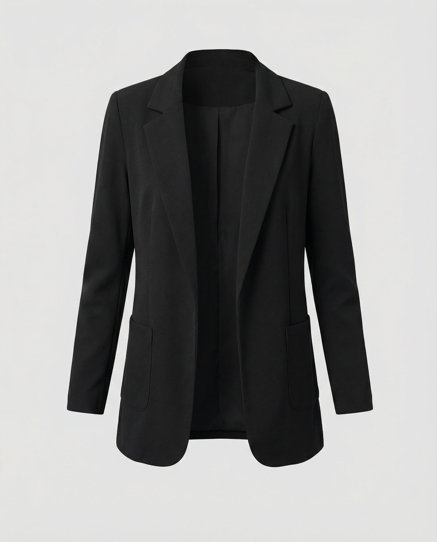 Women's Slim-Fit Blazer-fashable20251116-Calm Wears-Black-S-Calm Wears