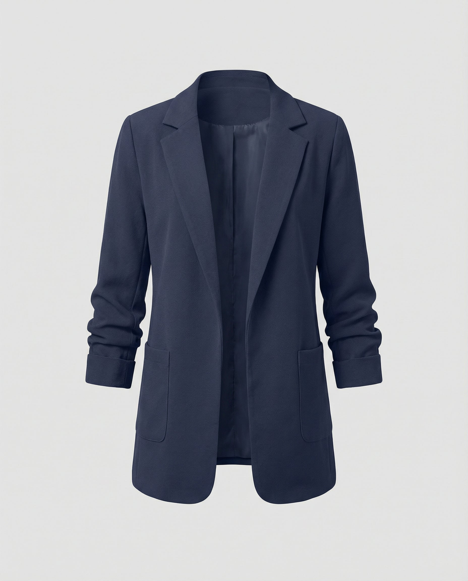 Women's Slim-Fit Blazer-fashable20251116-Calm Wears-Deep blue-S-Calm Wears
