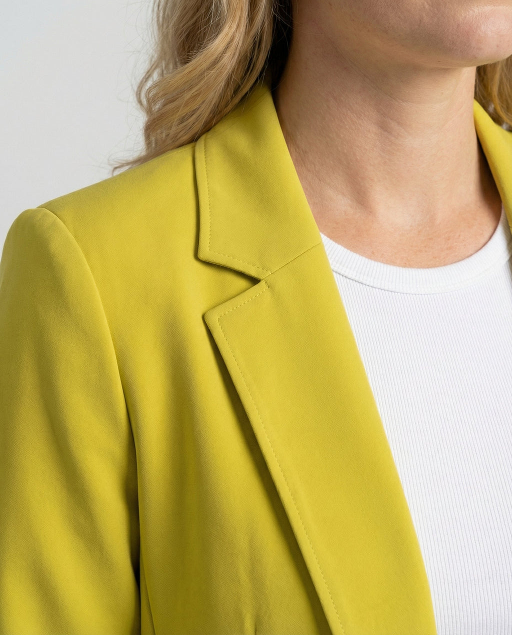 Women's Slim-Fit Blazer-fashable20251116-Calm Wears-Yellow-S-Calm Wears