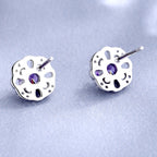 Women's stud earrings with delicate flower design and sparkling crystals Calm Wears-https://detail.1688.com/offer/612568989139.html-Calm Wears-White-925-Calm Wears