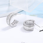 Women's stud earrings with elegant crystal and zirconia embellishment Calm Wears-https://detail.1688.com/offer/693082281408.html-Calm Wears-White-Calm Wears