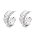 Women's stud earrings with elegant crystal and zirconia embellishment Calm Wears-https://detail.1688.com/offer/693082281408.html-Calm Wears-White-Calm Wears