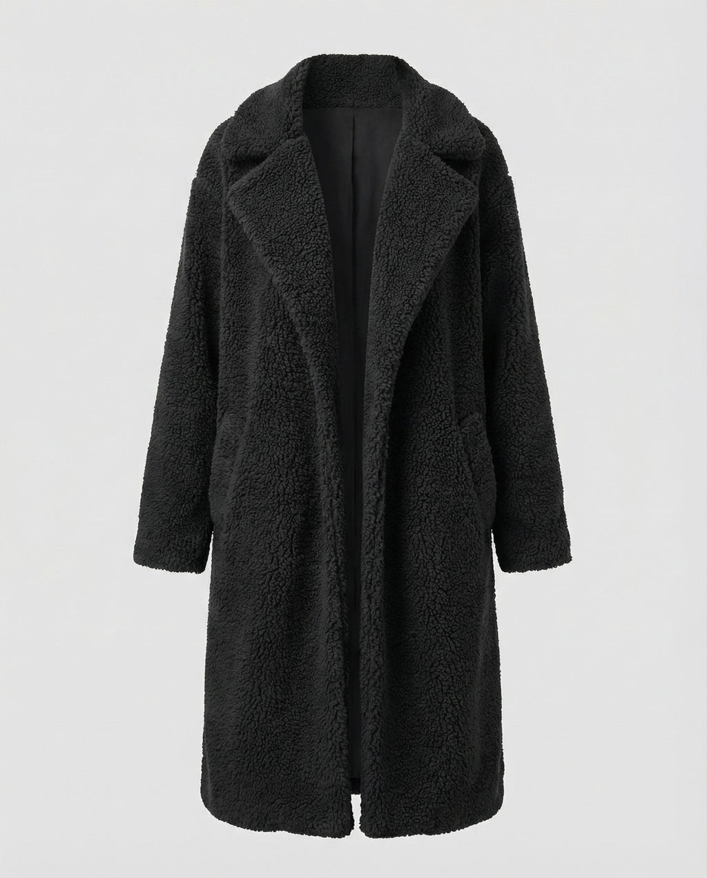 Women's Teddy Jacket-fashable20251108-Calm Wears-Black-S-Calm Wears