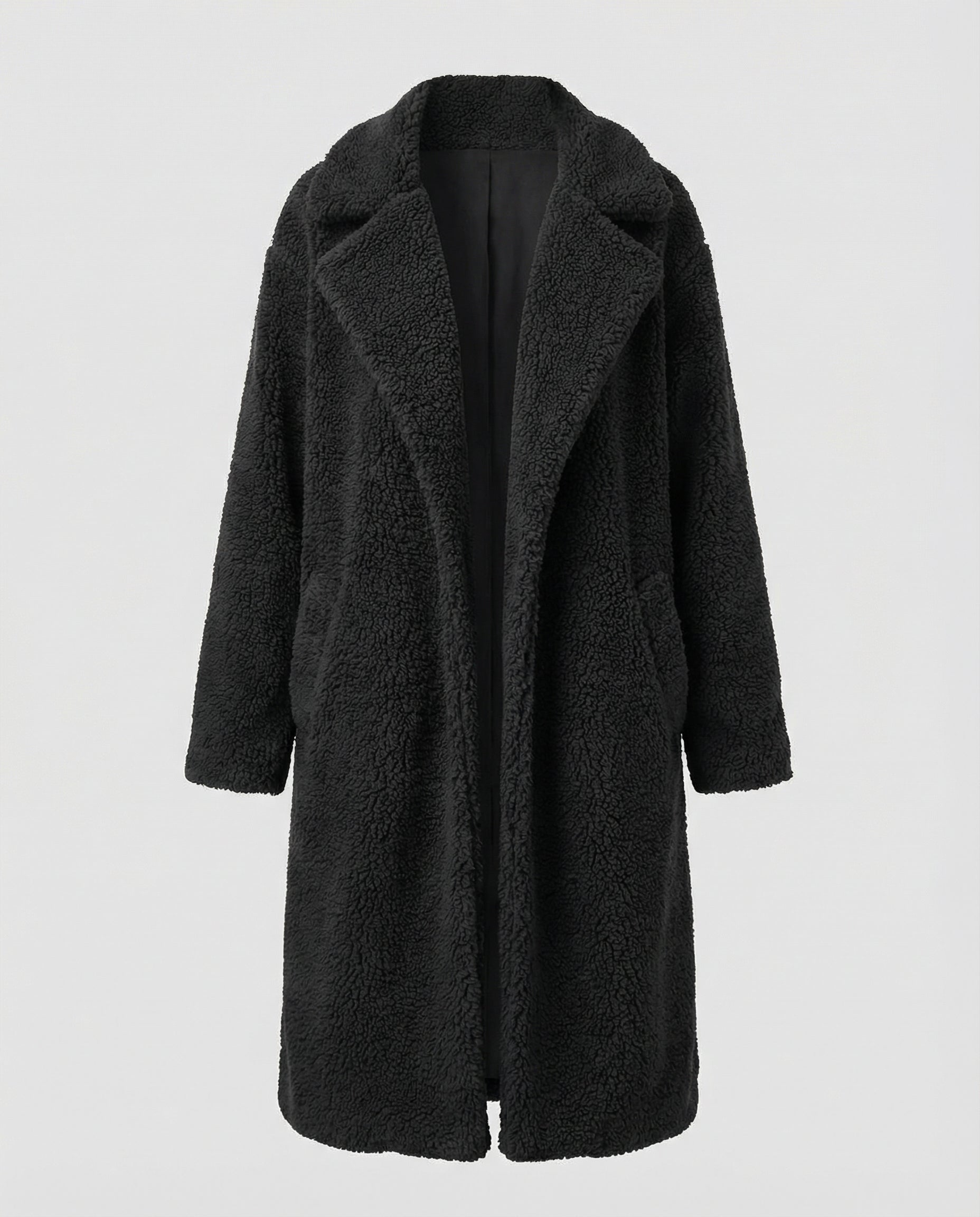 Women's Teddy Jacket-fashable20251108-Calm Wears-Black-S-Calm Wears