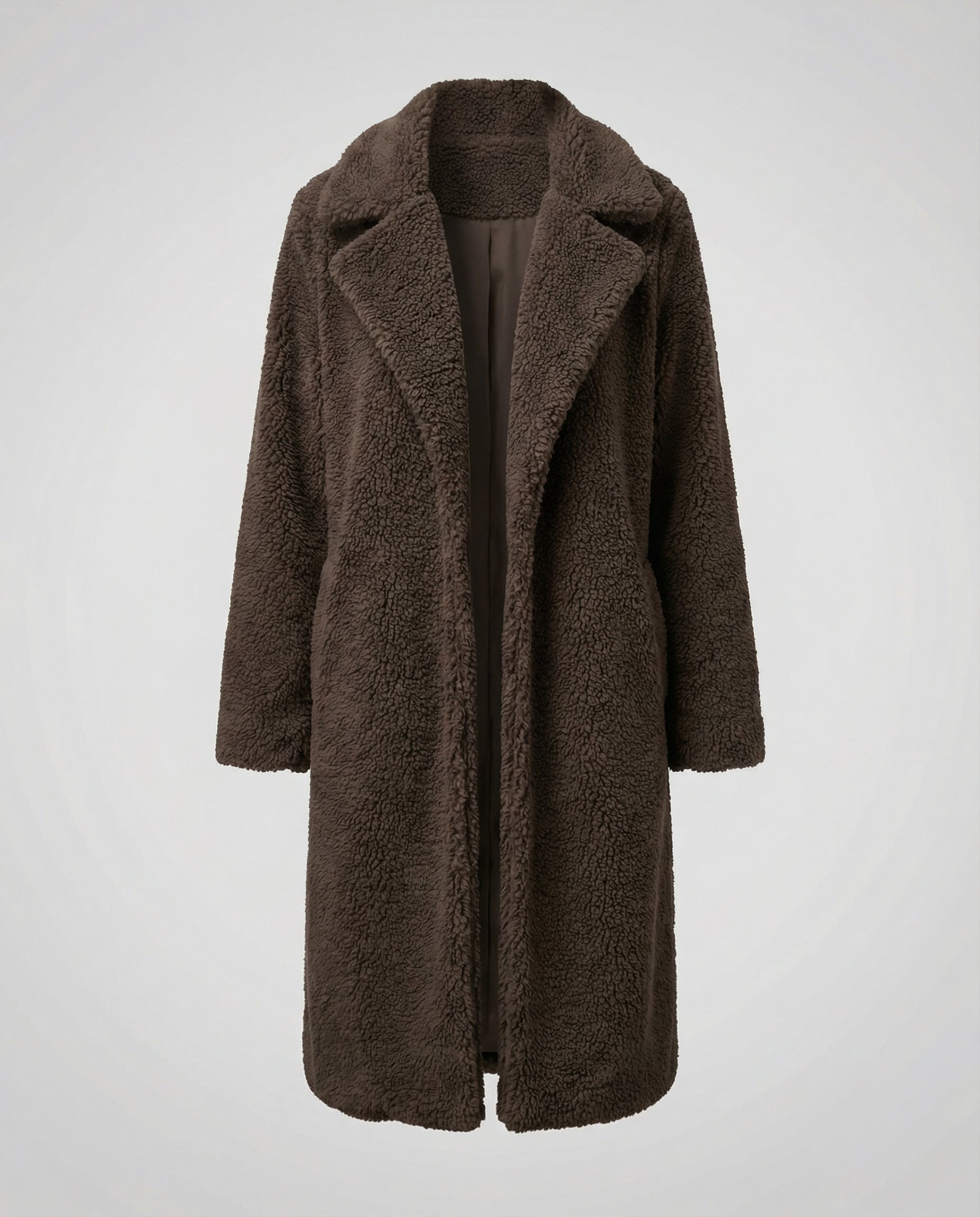 Women's Teddy Jacket-fashable20251108-Calm Wears-Dark brown-S-Calm Wears