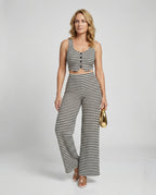 Women's Two-Piece Set Knit Crop-https://detail.1688.com/offer/935090637104.html-Calm Wears-White-S-Calm Wears