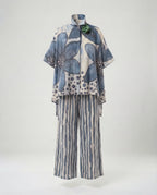 Women's Two-Piece Set Tunic Palazzo-https://detail.1688.com/offer/896422183086.html-Calm Wears-Blue-S-Calm Wears