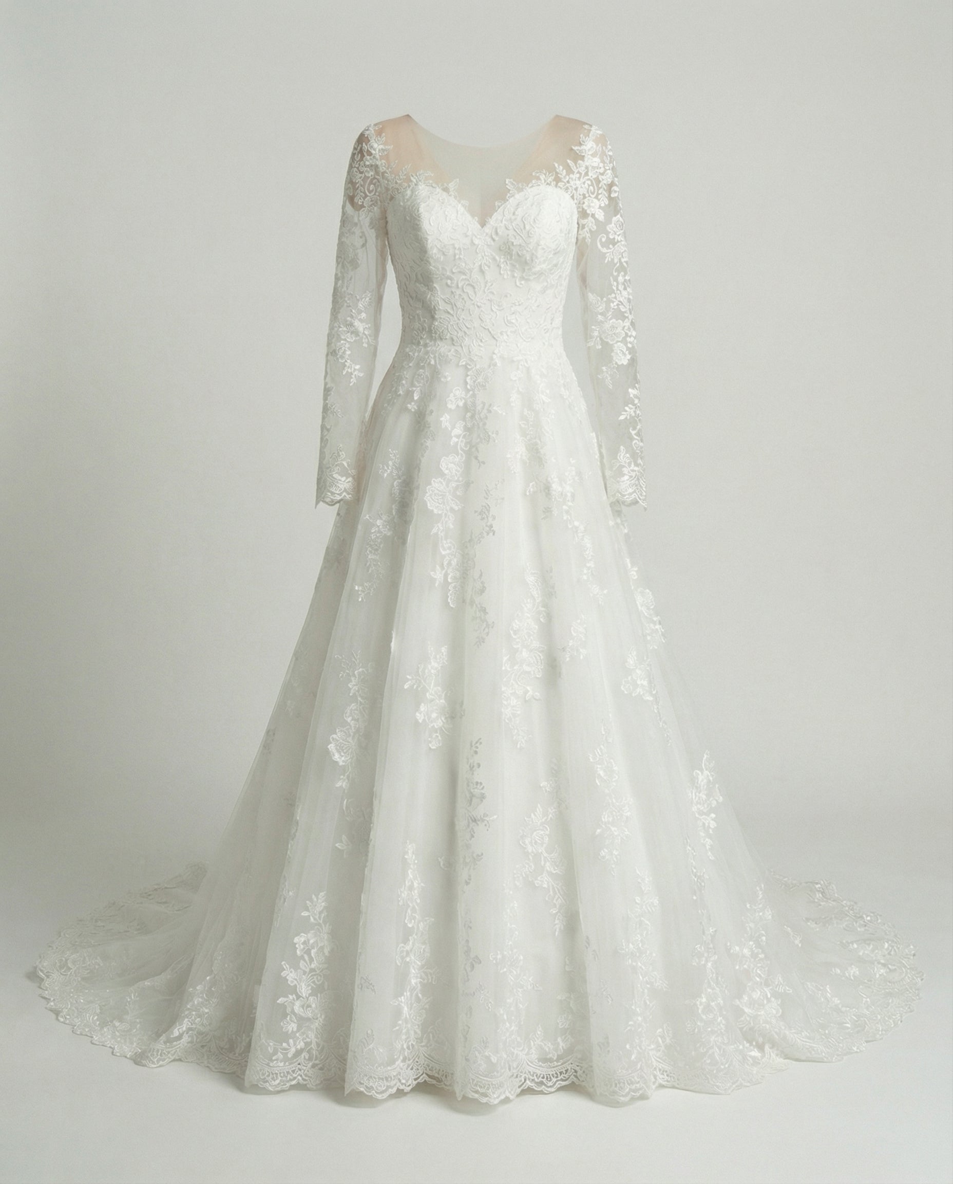 Women's Wedding Dress Lace-https://detail.1688.com/offer/685625546632.0.html-Calm Wears-White-S-Calm Wears