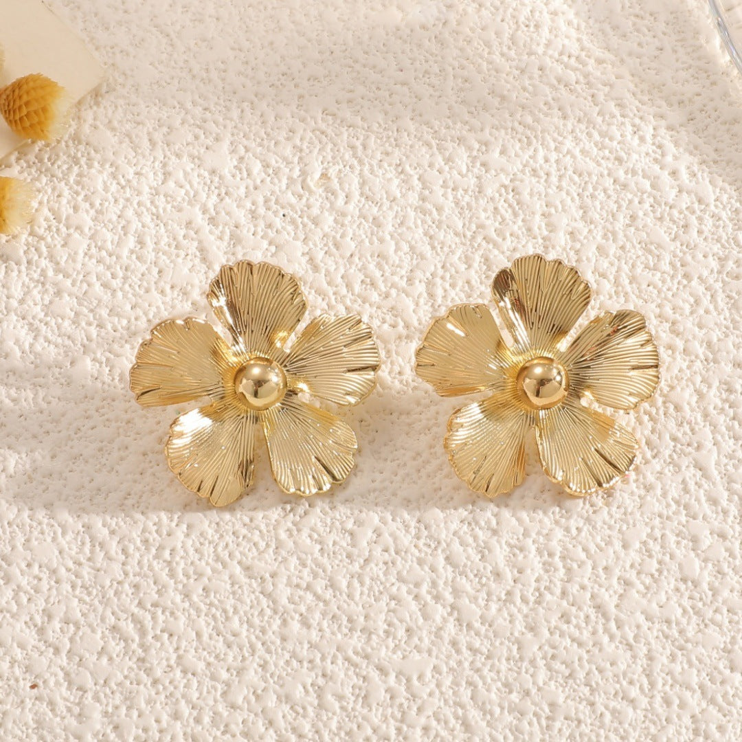 Women's wrist jewelry with floral design and high-quality surface finishing Calm Wears-https://detail.1688.com/offer/962493349929.html-Calm Wears-Earrings-Calm Wears