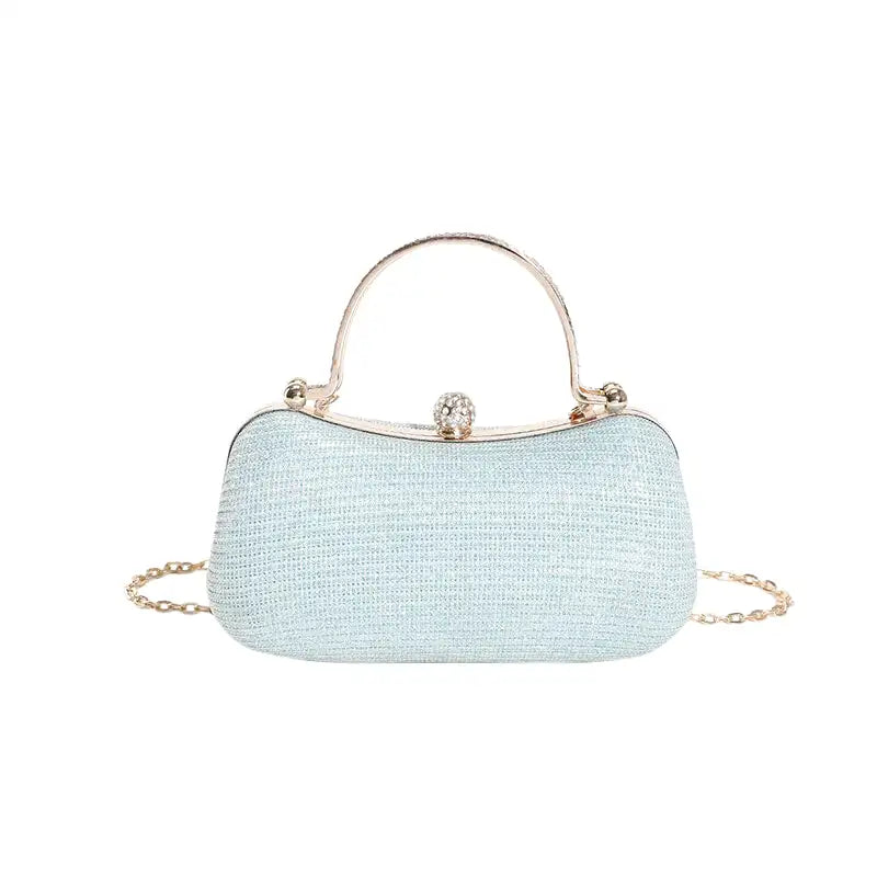 Small Evening Shoulder Handbag-dione couture20260421-Calm Wears-Light Blue-Calm Wears