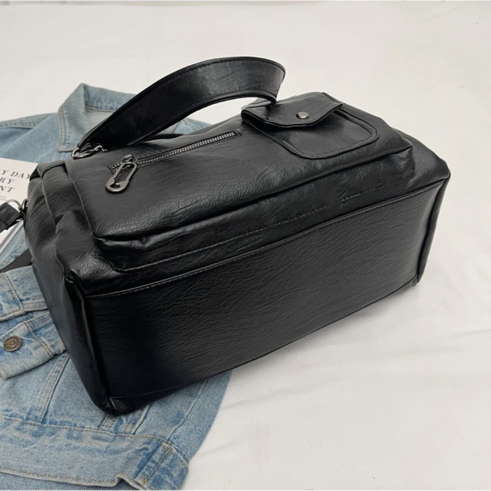 Handtas Schouder Leer Grote Capaciteit-dione couture20260421-Calm Wears-Black-Calm Wears