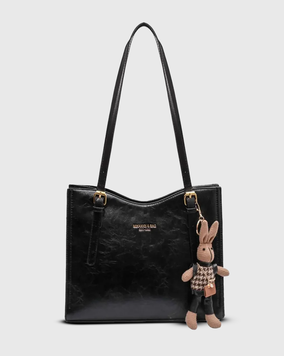 Elegant shoulder bag with long straps for women